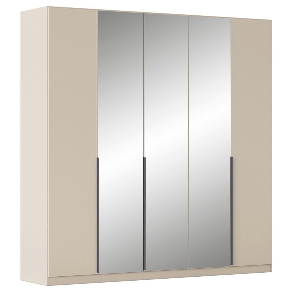 Drehtürenschrank Mit Spiegel 226 Cm Alabama, Champagner