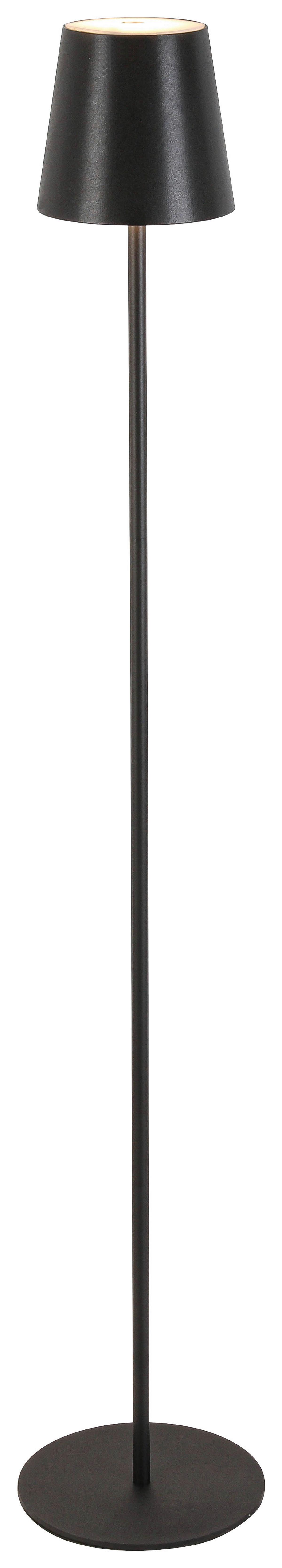 Led-stehleuchte Loft - Schwarz, MODERN, Kunststoff/Metall (22/130cm) - Luca Bessoni