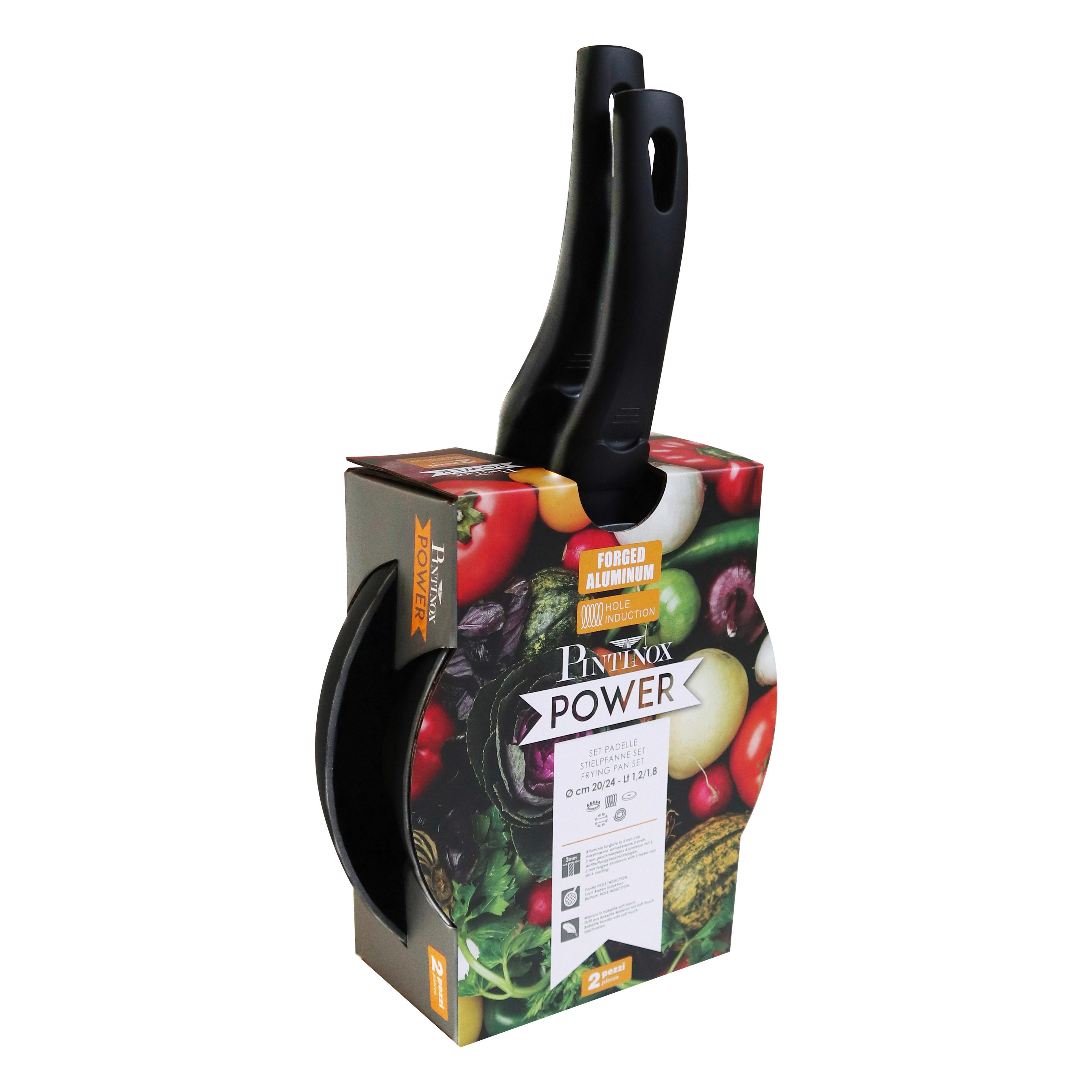 Pfannenset Power 2-teilig Schwarz D: 20/24 Cm