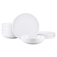 Tafelservice 12-teilig. Porzellan, weiß - Weiß, Basics, Keramik - Creatable