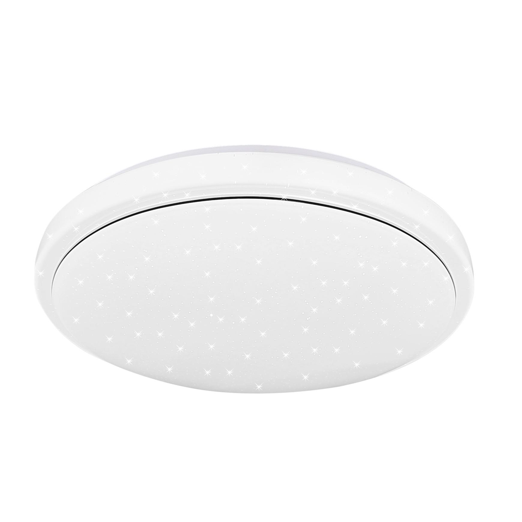 LED-DECKENLEUCHTE 13-20369 JASPER - Weiß, KONVENTIONELL, Kunststoff/Metall (38/38/8.5cm)