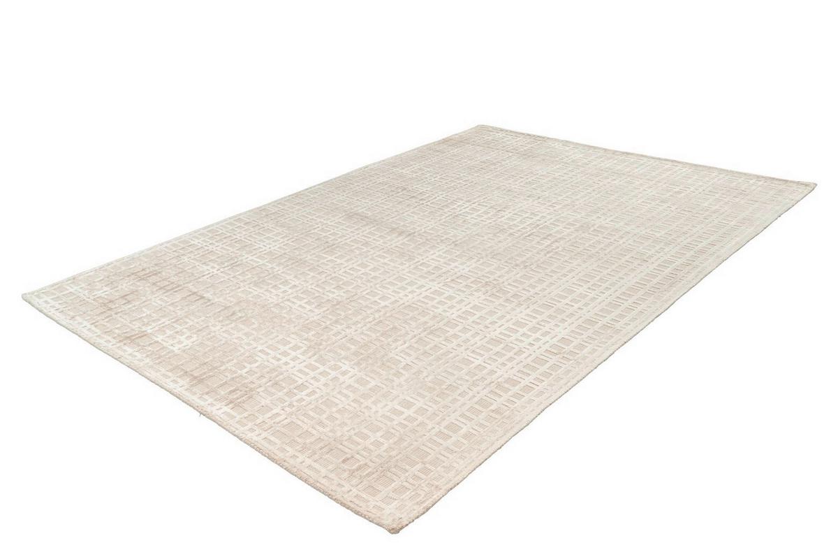 Flachwebteppich, 120x170 cm Karma 125 Beige/Silber 120x170 - Beige/Silberfarben, Basics, Textil (120/170cm) - Novel