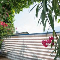 Sichtschutz Balkonblende Ibiza 0,9x5m, - Weiß/Grau, Basics, Kunststoff (500/90cm) - Windhager