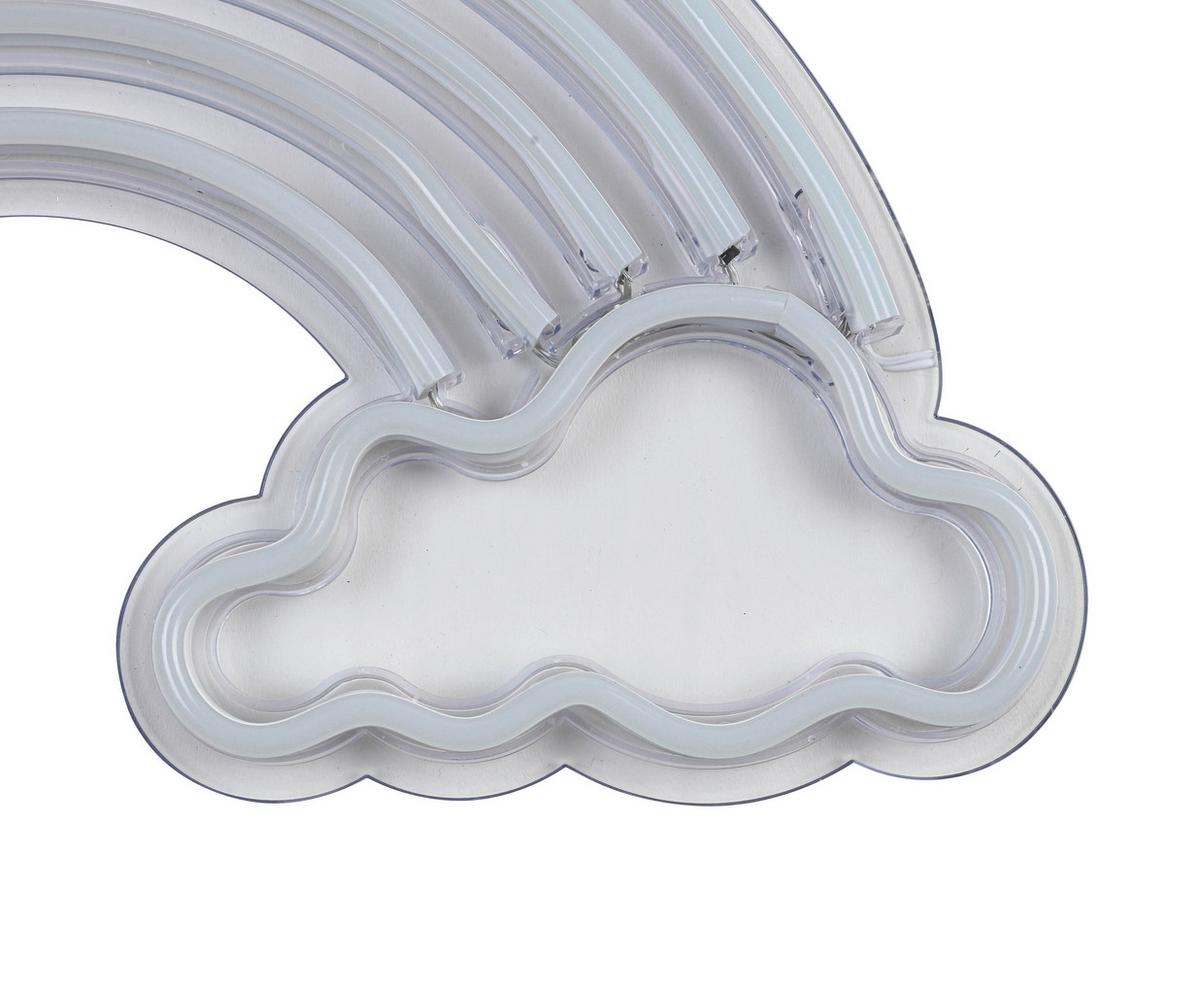 DEKORAČNÍ LED SVÍTIDLO RENIBO - bílá/průhledné, Moderní, plast (40/20/1,30cm) - Mömax