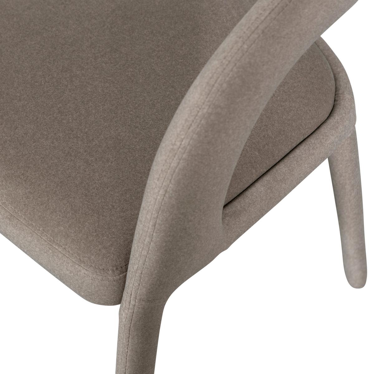 ARMLEHNSTUHL Arms Braun B: 60cm - Braun, MODERN, Textil (60/80/54cm) - Livetastic