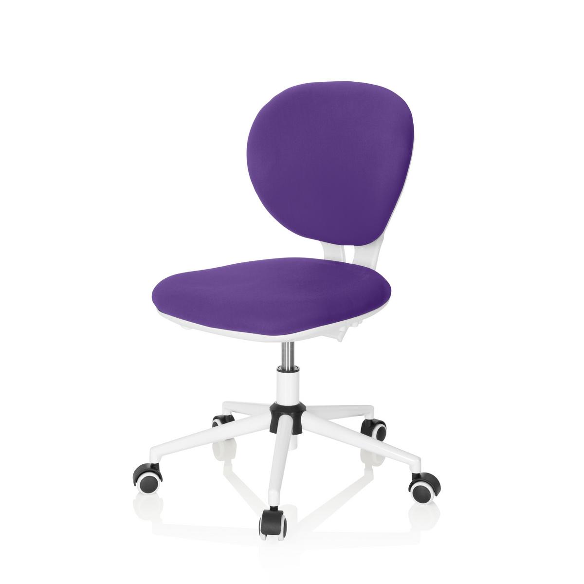 Jugenddrehstuhl Kid Vivo Stoff Lila - Lila, Basics, Kunststoff (43/82-95/56cm) - MID.YOU