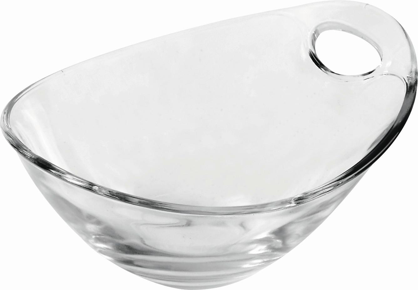 Dessertschale aus Glas Klar/Konisch Gadi, D: 10 cm