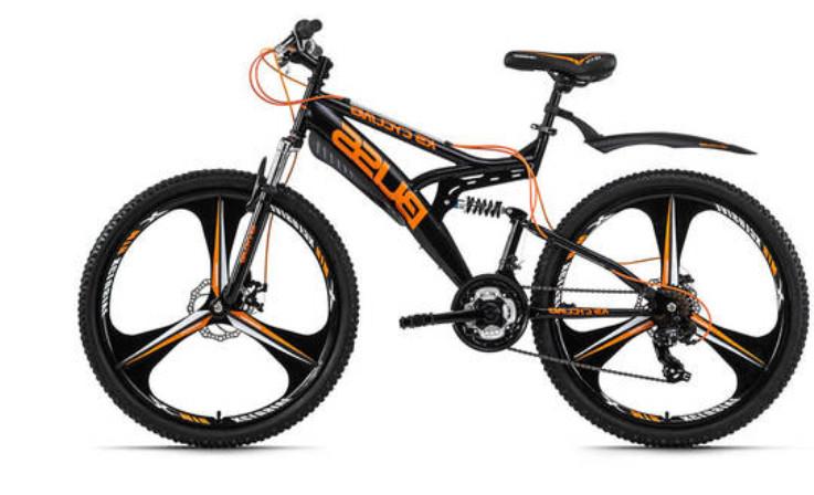 Mountainbike Fully 26 Zoll Bliss 21 Gänge - Schwarz, Basics, Metall (180/100/70cm) - KS Cycling