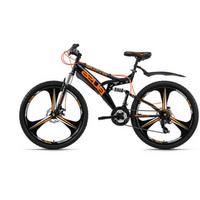 Mountainbike Fully 26 Zoll Bliss 21 Gänge - Schwarz, Basics, Metall (180/100/70cm) - KS Cycling