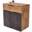Kommode Kai1 B:80cm Wotan Eiche Dekor/ Betonoptik - Eichefarben/Alufarben, MODERN, Holzwerkstoff (80/80/39cm) Kommode Kai1 B:80cm Wotan Eiche Dekor/ Betonoptik - Eichefarben/Alufarben, MODERN, Holzwerkstoff (80/80/39cm)