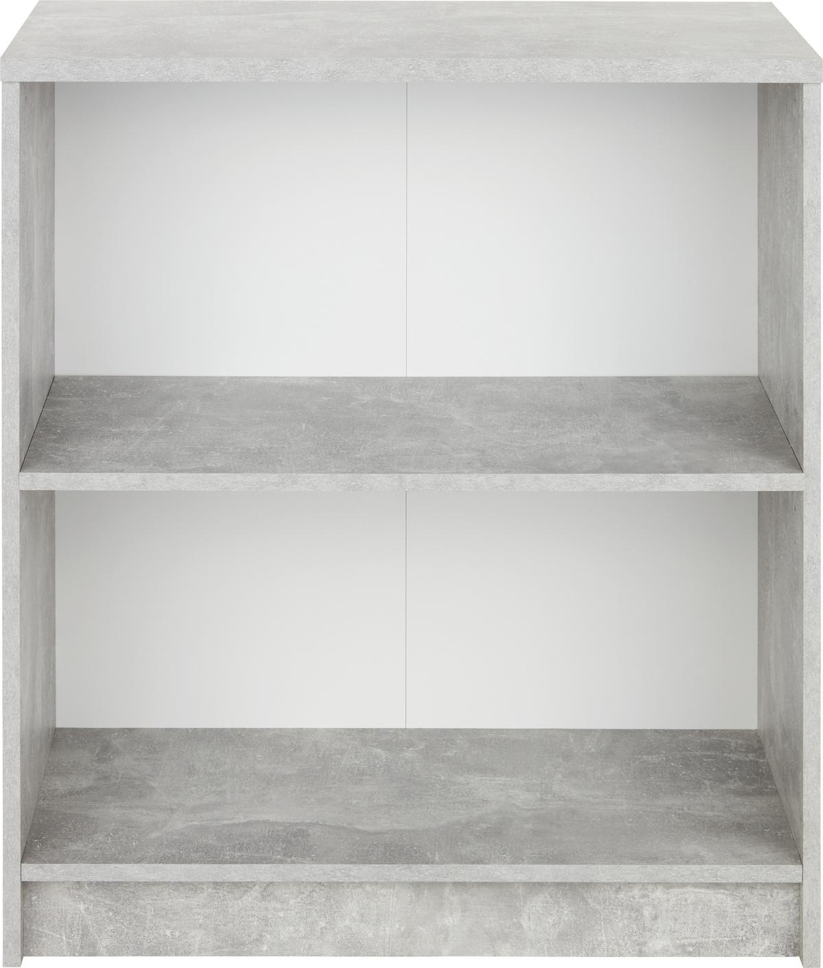REGÁL 4-YOU NEW YUR01 - čierna/sivá, Modern, kompozitné drevo/plast (74/85,5/34,6cm)