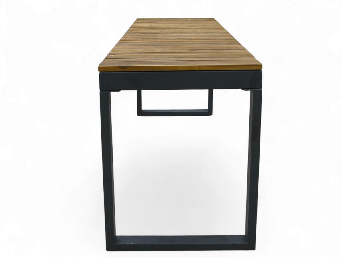 Gartenbank Ph-Aca-Gb-Brown - Akaziefarben, Basics, Holz/Metall (130/35/45cm)