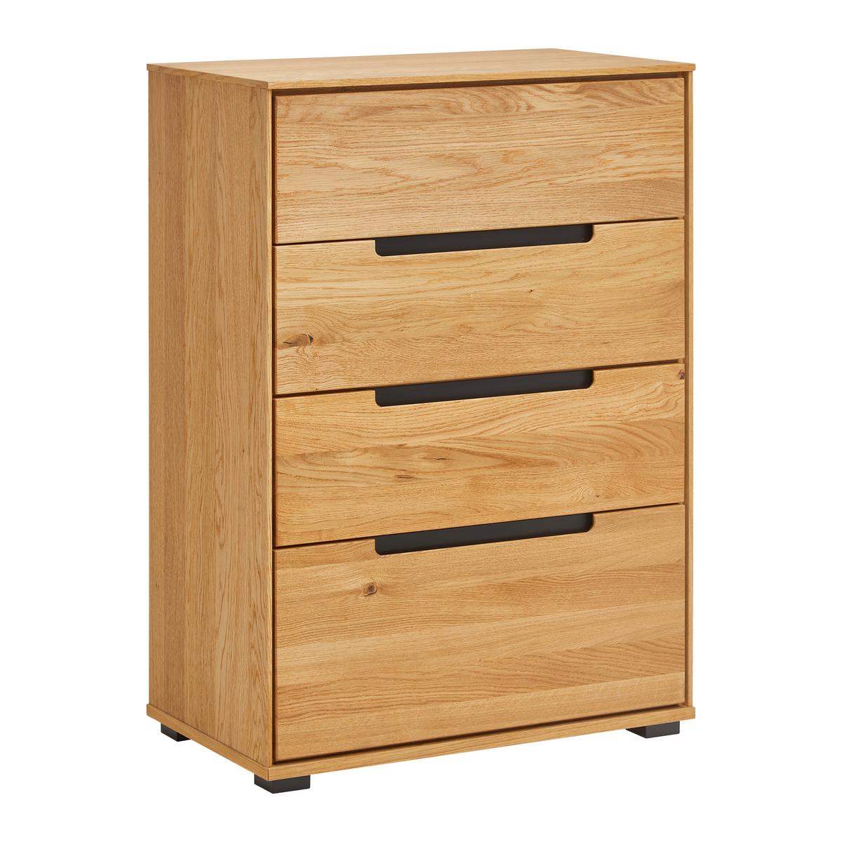 Komoda LOLA masív dub - Lifestyle, kov/dřevo (70/102/40,5cm) - ecoTree