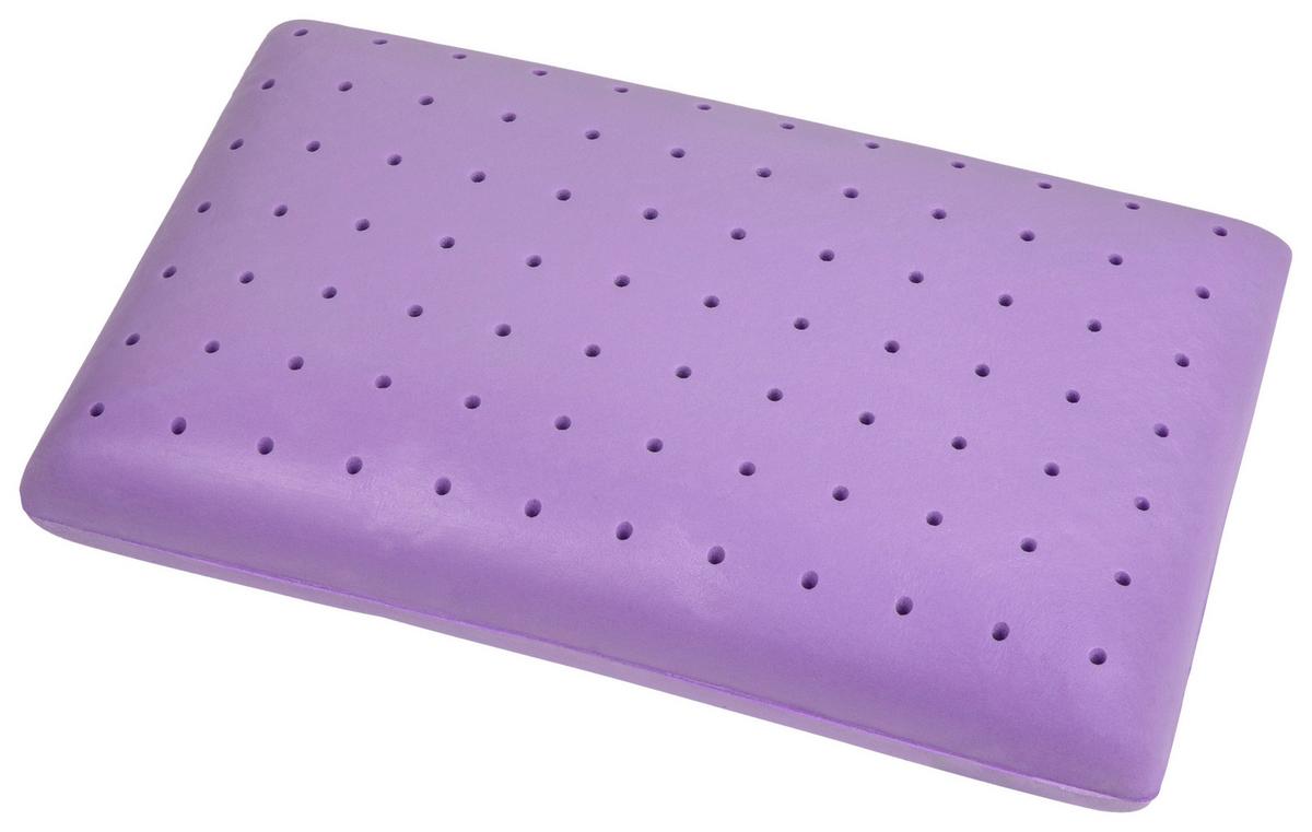Nackenkissen Violet - Weiß, KONVENTIONELL, Textil (50/30/12cm) - Ele