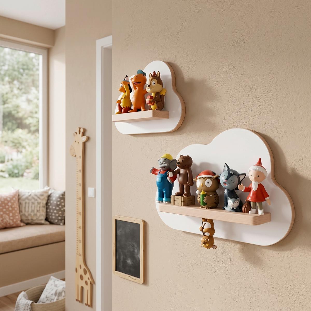 Kinderregal Boarti Weiß B: 22 cm - Weiß, MODERN, Holzwerkstoff (22/16/5cm) - Livetastic