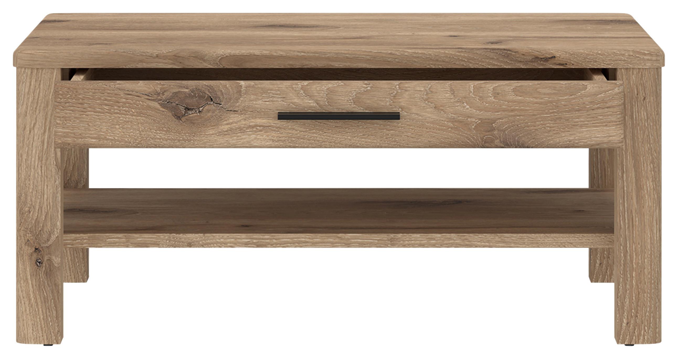 Couchtisch Grano Eichefarben B: 100 Cm - Eichefarben, Trend, Holzwerkstoff (100/45,6/75cm)