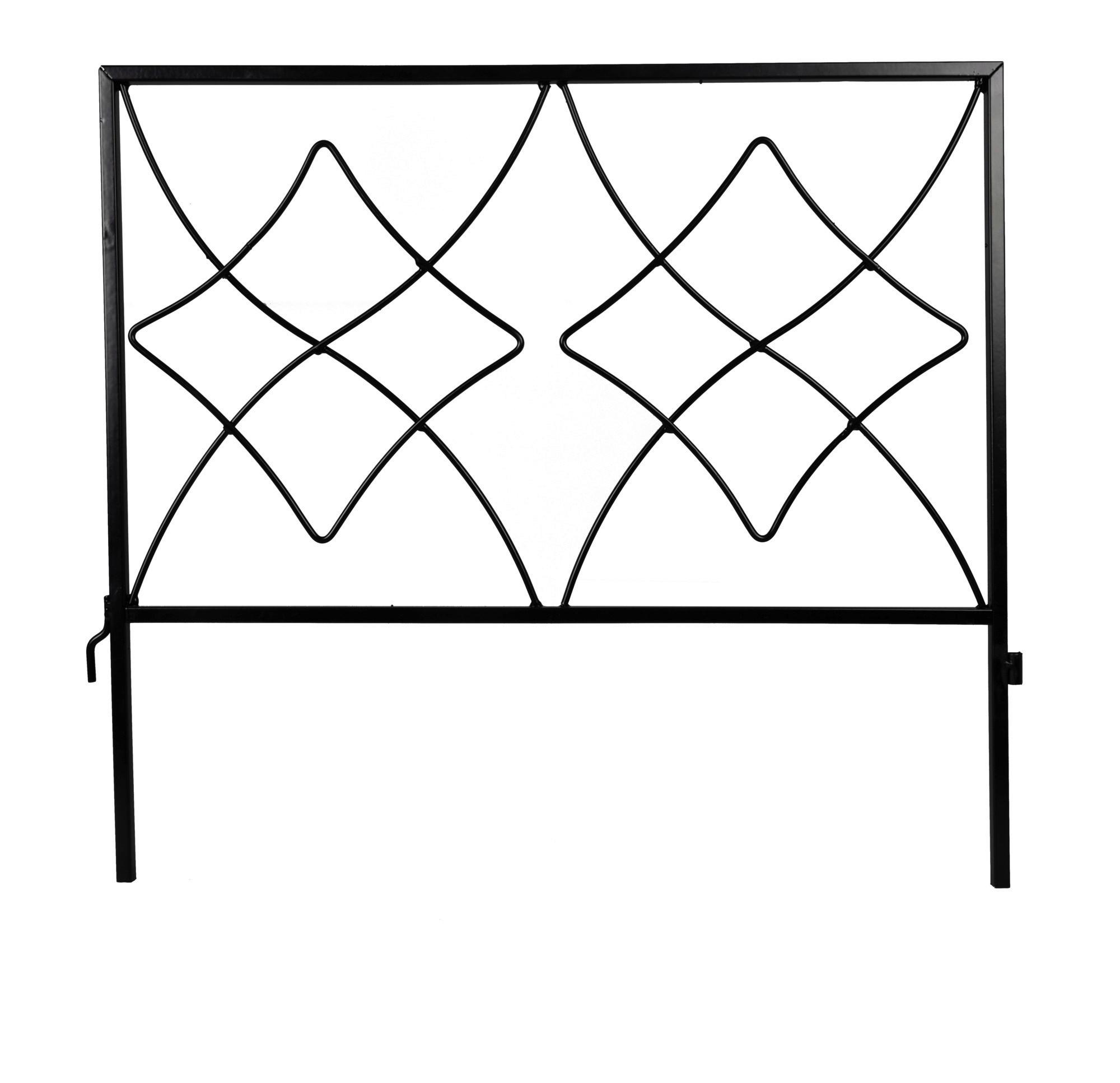 Beeteinfassung 07751 Beeteinfassung Metall - Schwarz, Basics, Metall (45/41/0,8cm) - Windhager