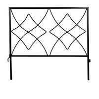 Beeteinfassung 07751 Beeteinfassung Metall - Schwarz, Basics, Metall (45/41/0,8cm) - Windhager