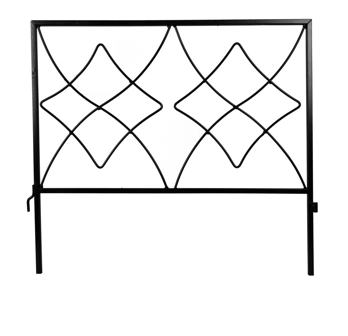 Beeteinfassung 07751 Beeteinfassung Metall - Schwarz, Basics, Metall (45/41/0,8cm) - Windhager