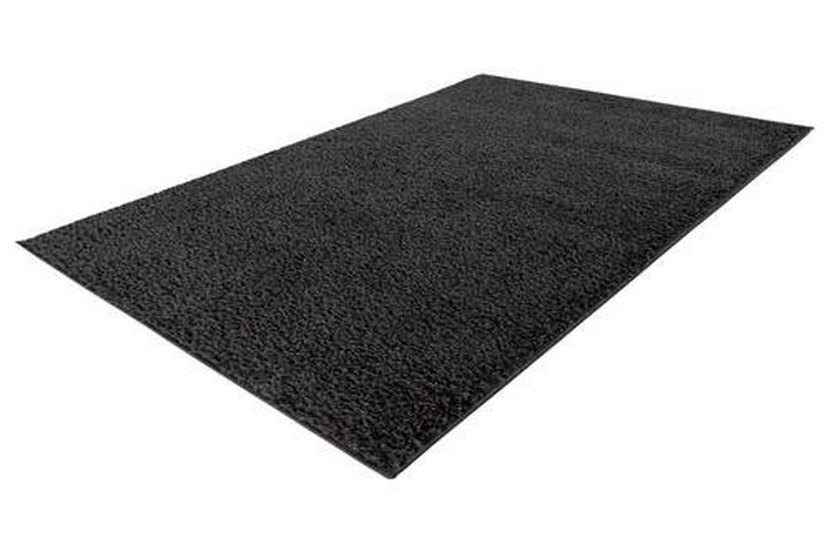 Hochflorteppich My Twist 215 - Anthrazit, Basics, Textil (80/150cm) - Obsession