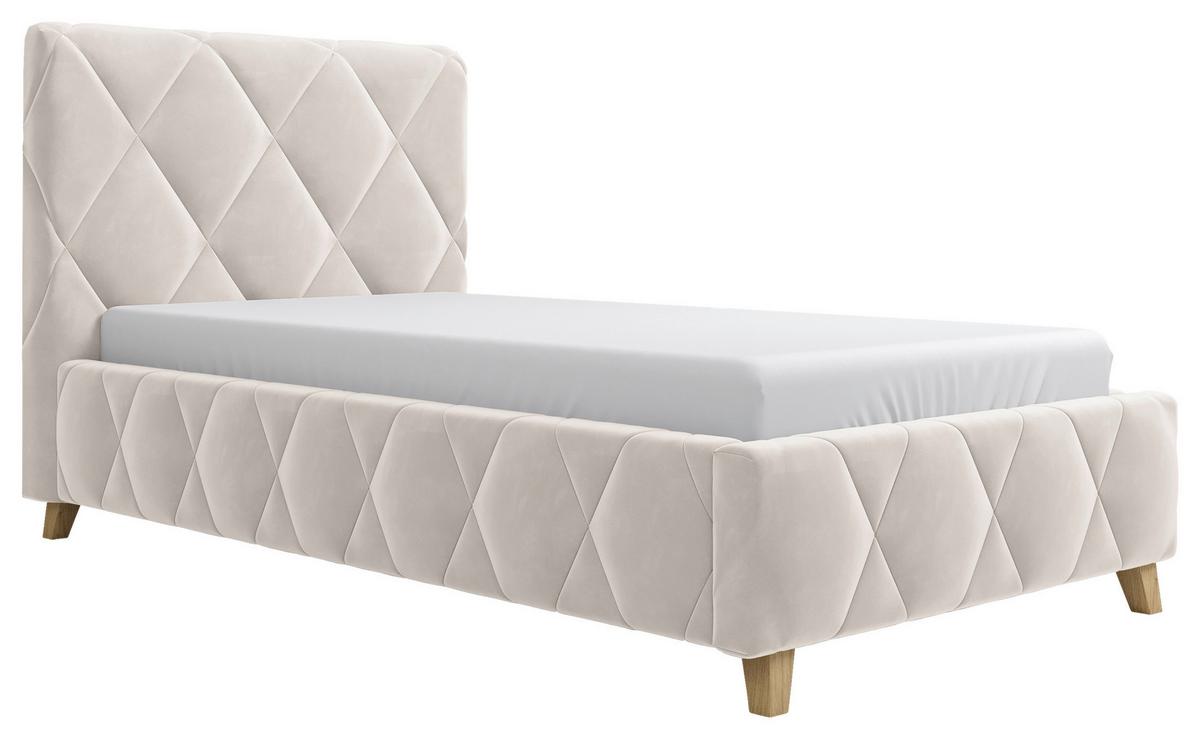 Polsterbett Trivio 100x200 Cm Creme - Creme, MODERN, Holz/Holzwerkstoff (100/200cm) - MID.YOU