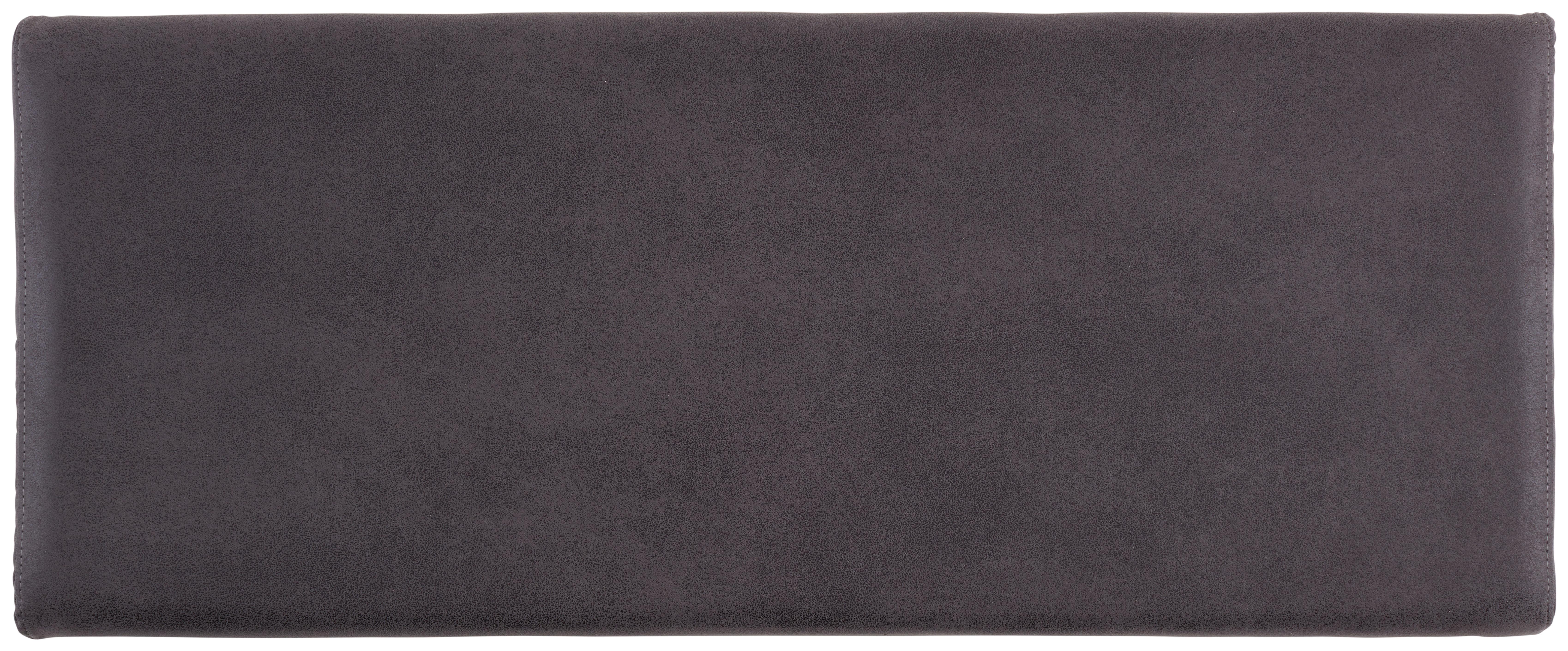 Poduška na sedenie ALASSIO - sivá, Modern, textil/plast (85/5/34,6cm)