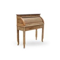 Sekretär Teakholz B: 100cm - Naturfarben, Design, Holz (100/106/41cm) - MID.YOU
