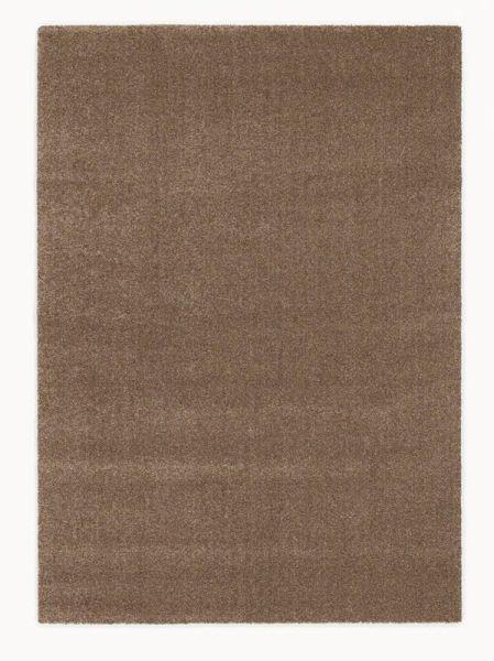 Webteppich Louvre Melange Hellbraun 65x130 cm - Hellbraun, Basics, Textil (65/130cm) - Novel