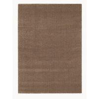 Webteppich Louvre Melange Hellbraun 65x130 cm - Hellbraun, Basics, Textil (65/130cm) - Novel