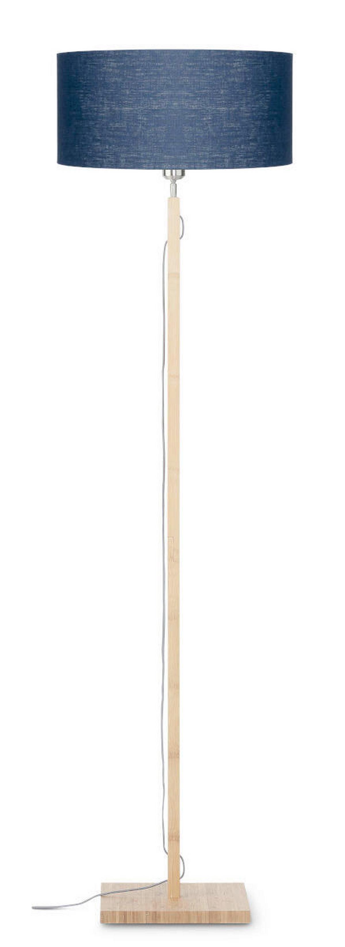 Stehleuchte Fuji/f/4723/bd - Blau/Naturfarben, Trend (47/167cm) - Good & Mojo