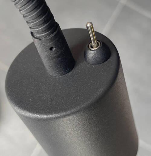 Led-wandleuchte 30498 Justi - Schwarz, KONVENTIONELL, Metall (6/52cm) - Fischer & Honsel