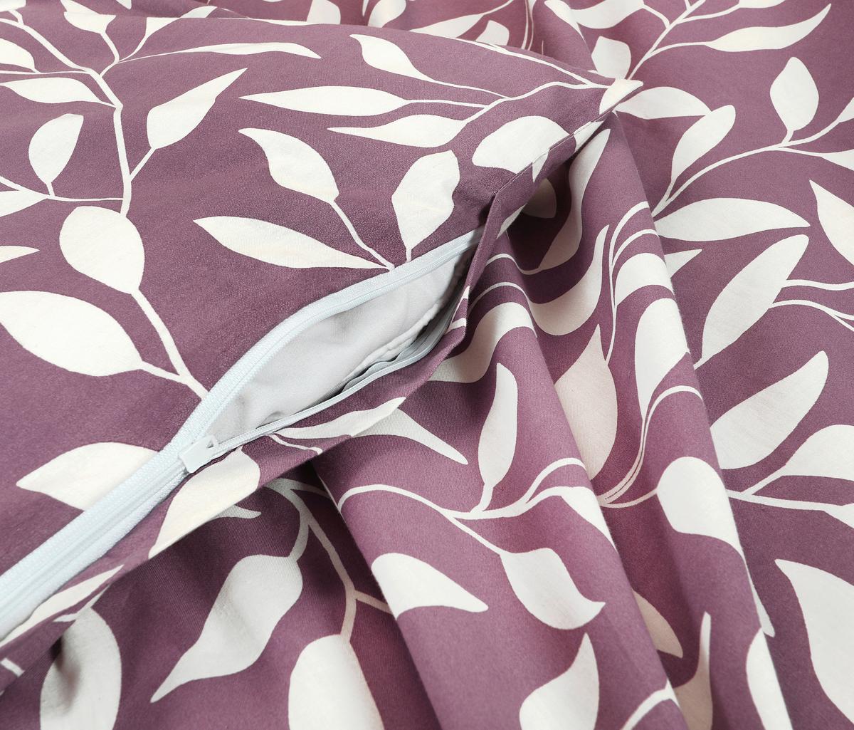 BETTWÄSCHE HANKA - Aubergine, MODERN, Textil - Luca Bessoni