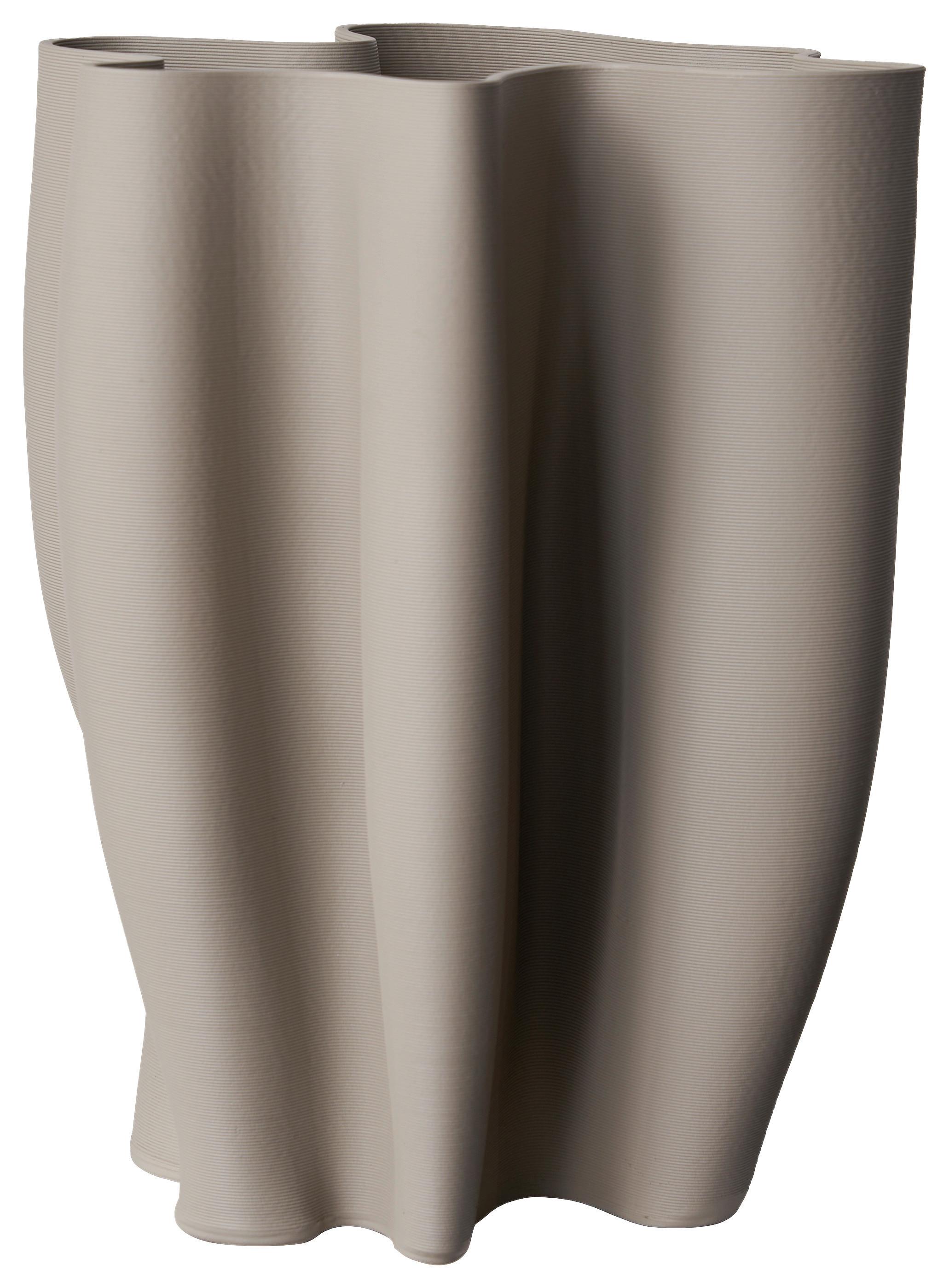 Váza FLORENTIN - světle šedá, keramika (20/28cm) - Mömax