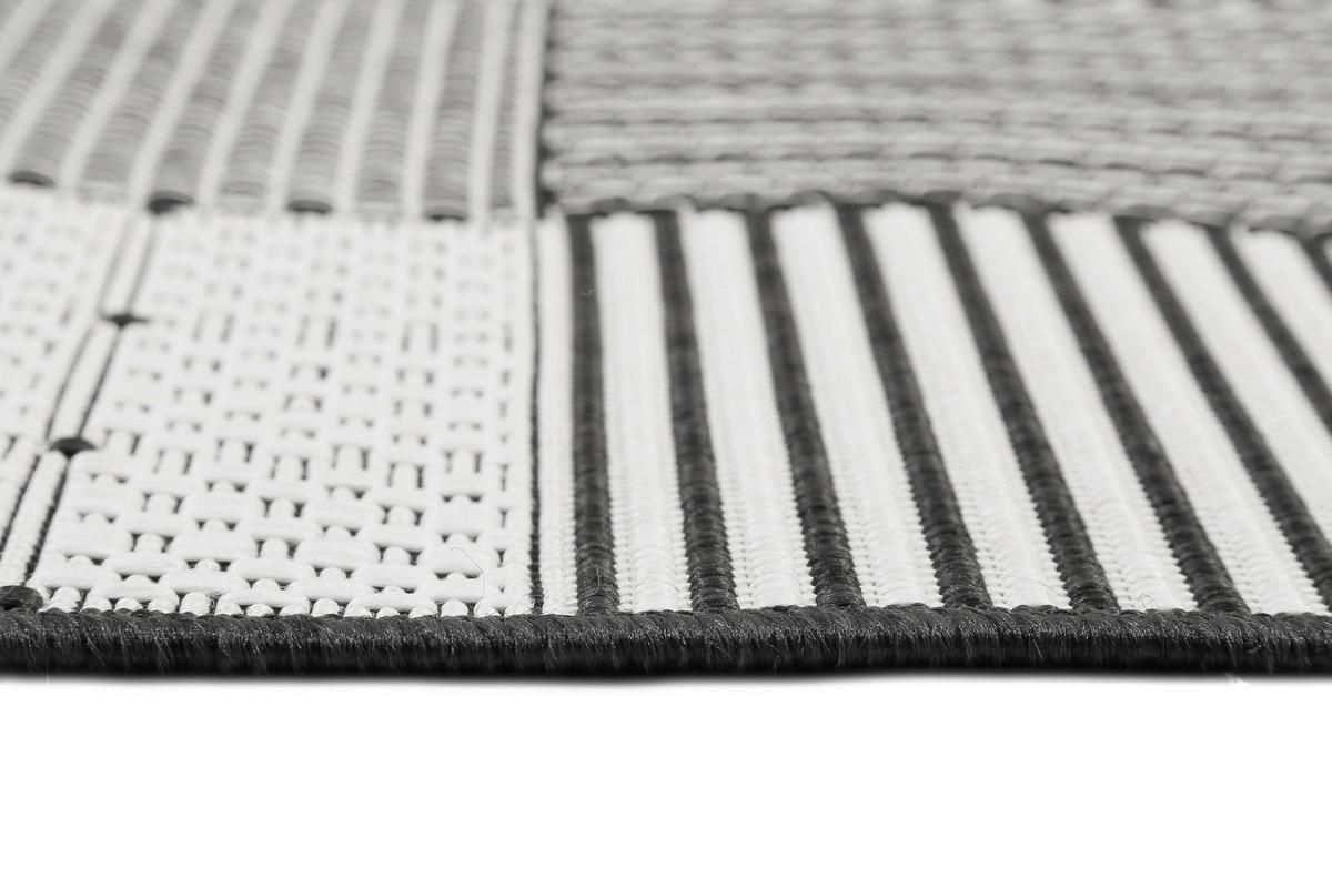 Outdoorteppich Chester - Schwarz/Weiß, KONVENTIONELL, Textil (200/290cm) - Esprit