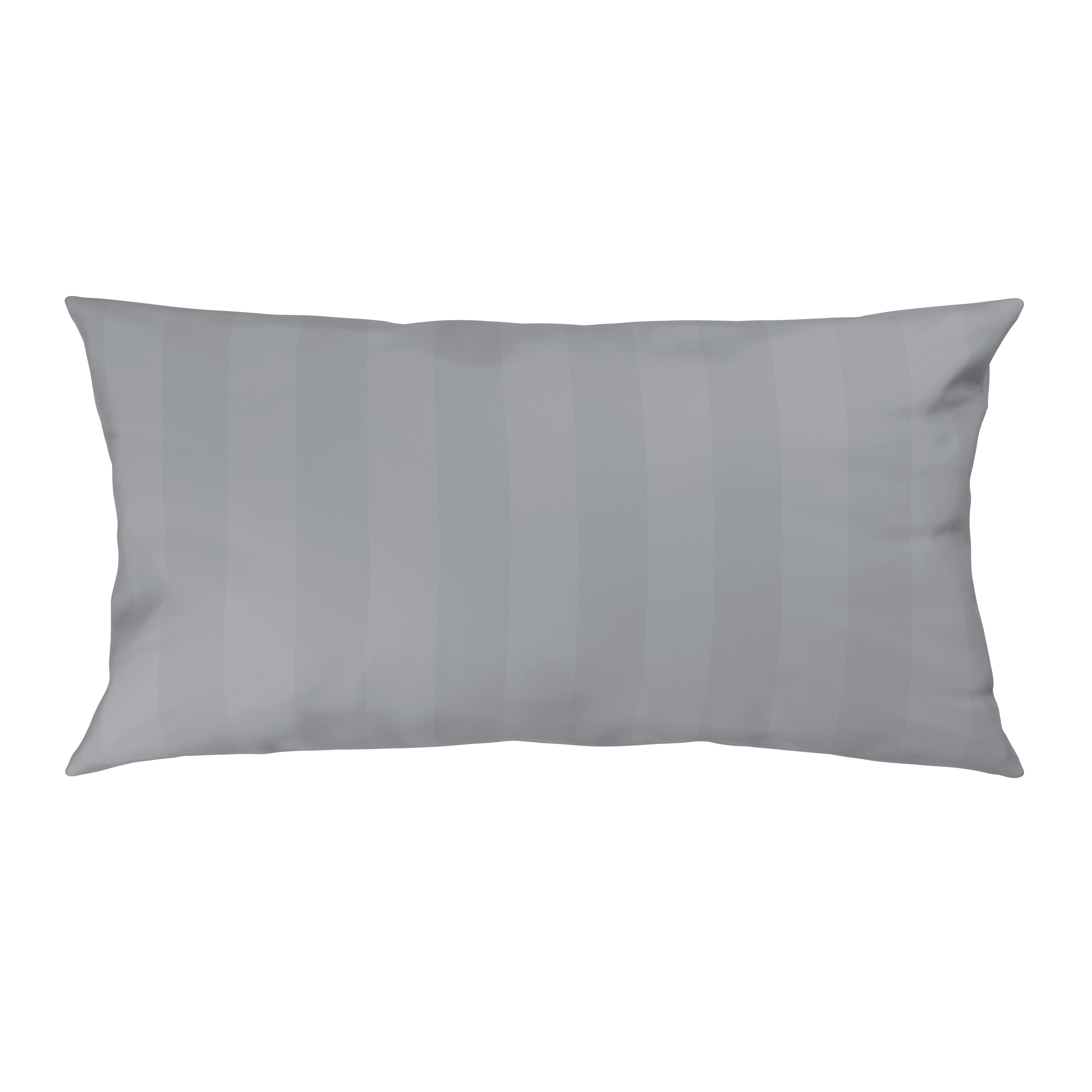 POTAH NA POLŠTÁŘ XENIA STREIF - barvy stříbra, Moderní, textil (40/80cm) - Premium Living