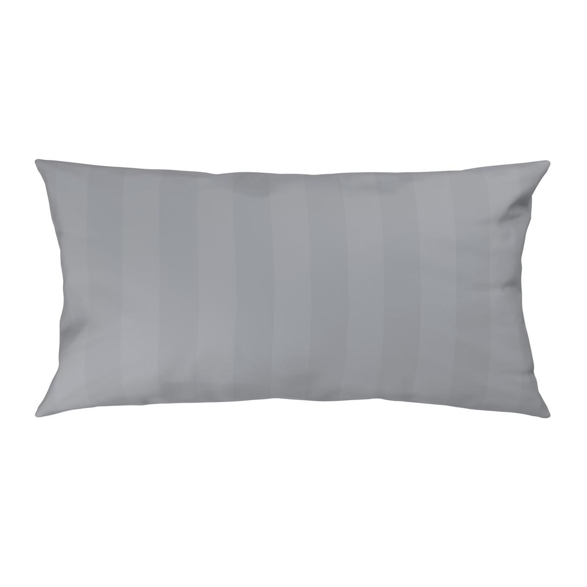 POTAH NA POLŠTÁŘ XENIA STREIF - barvy stříbra, Moderní, textil (40/80cm) - Premium Living