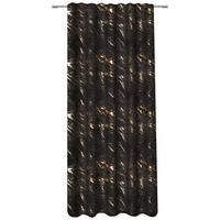 Vorhang Alexandra 140x245 Cm Schwarz/gold - Goldfarben/Schwarz, ROMANTIK / LANDHAUS, Textil (140/245cm) - James Wood