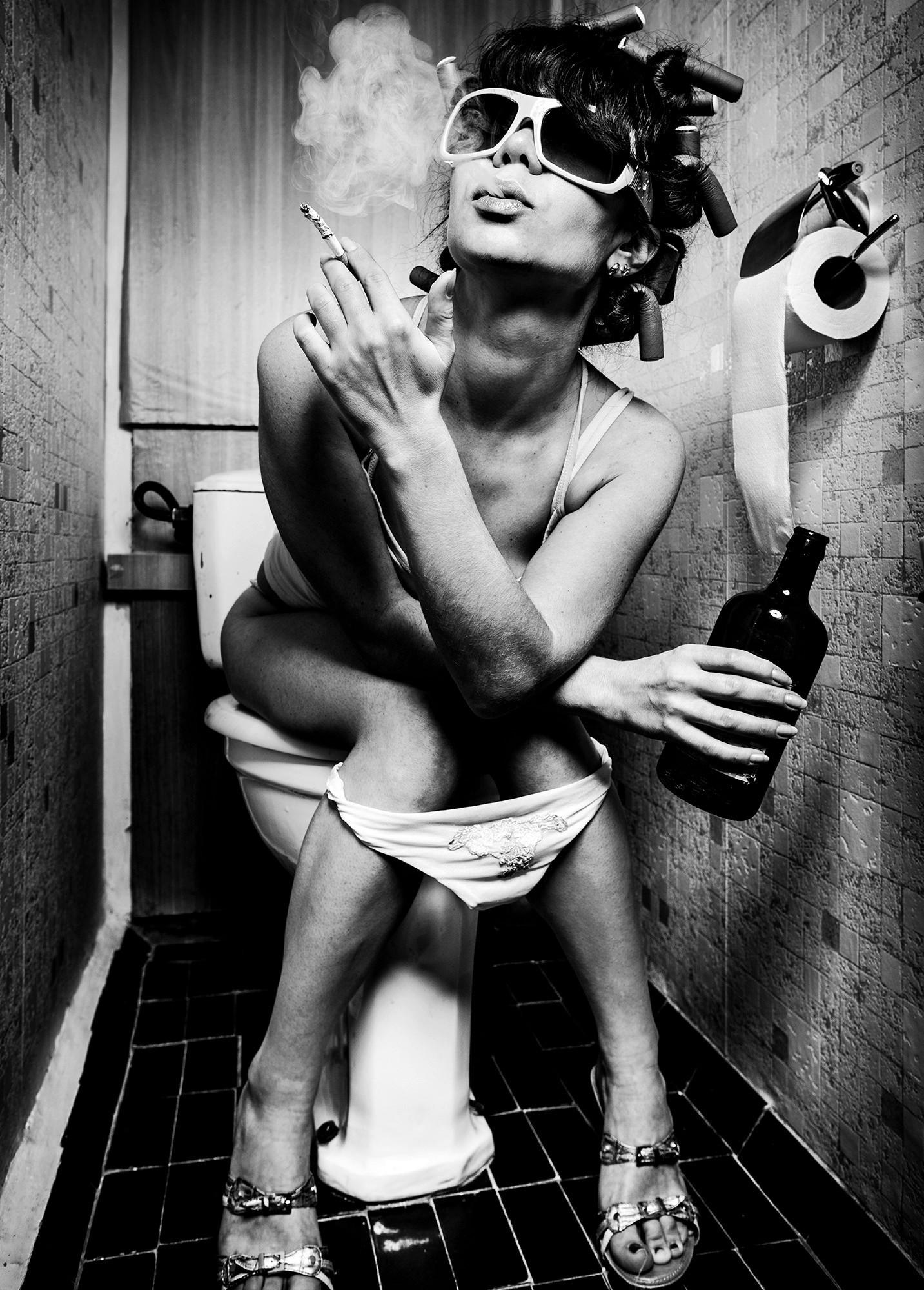 Dekopaneel Birgitta - Schwarz/Weiß, KONVENTIONELL, Holzwerkstoff (50/70cm) - James Wood