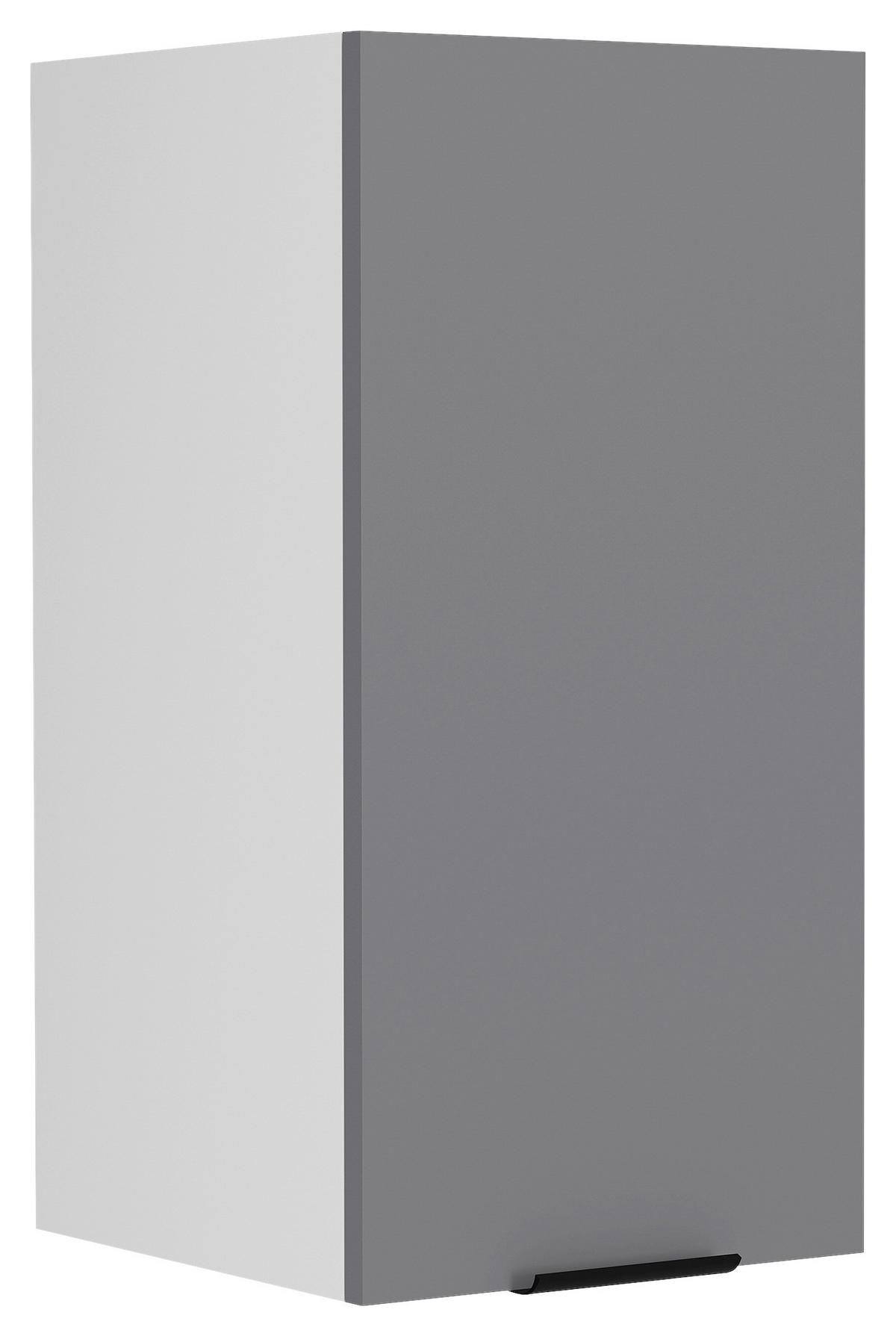 Küchenoberschrank Fasola - Anthrazit/Weiß, Trend, Holzwerkstoff/Kunststoff (30/60/31cm) - MID.YOU