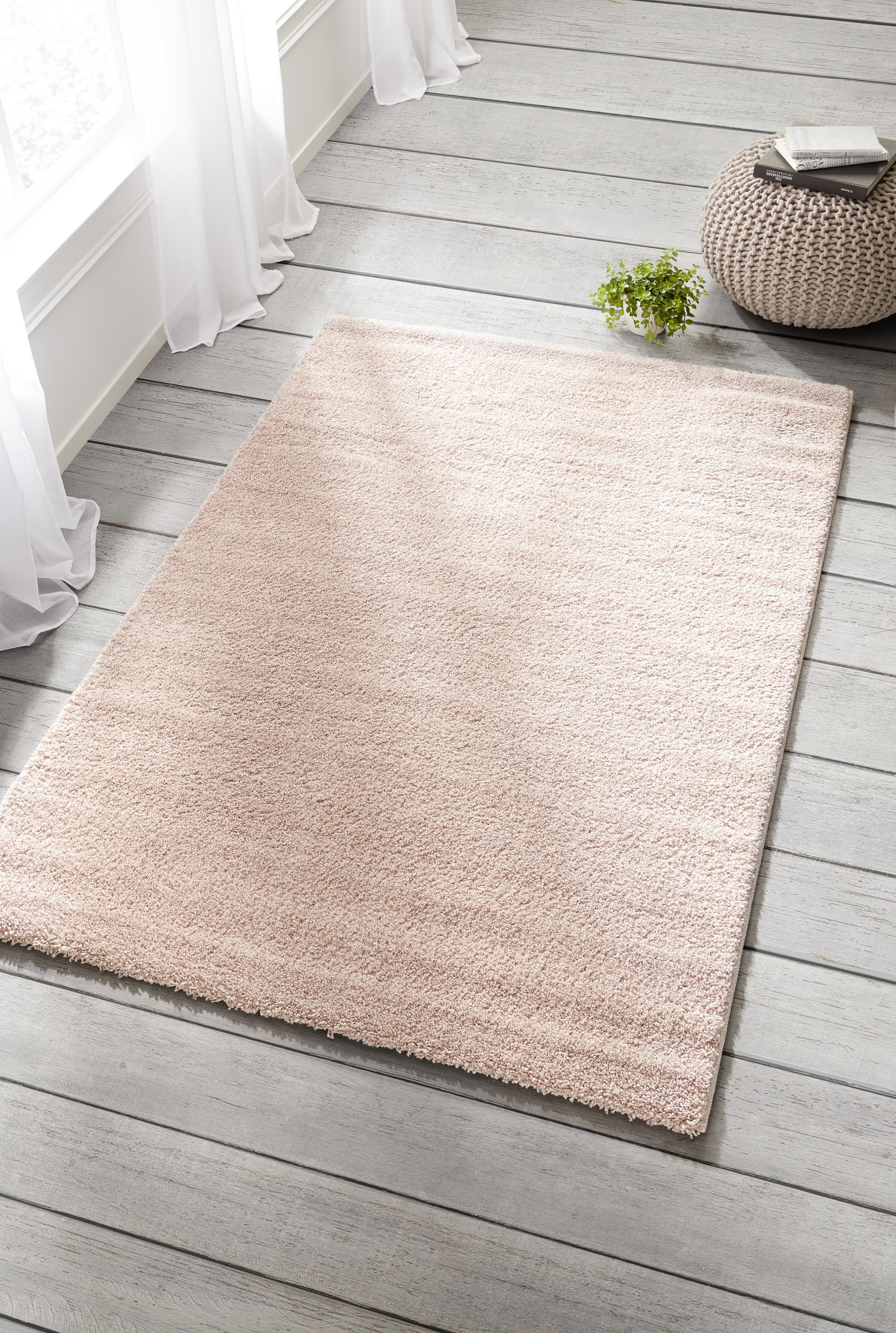 Tkaný Koberec Rubin 3, 160/230cm - starorůžová, Romantický / Rustikální, plast (160/230cm) - Modern Living