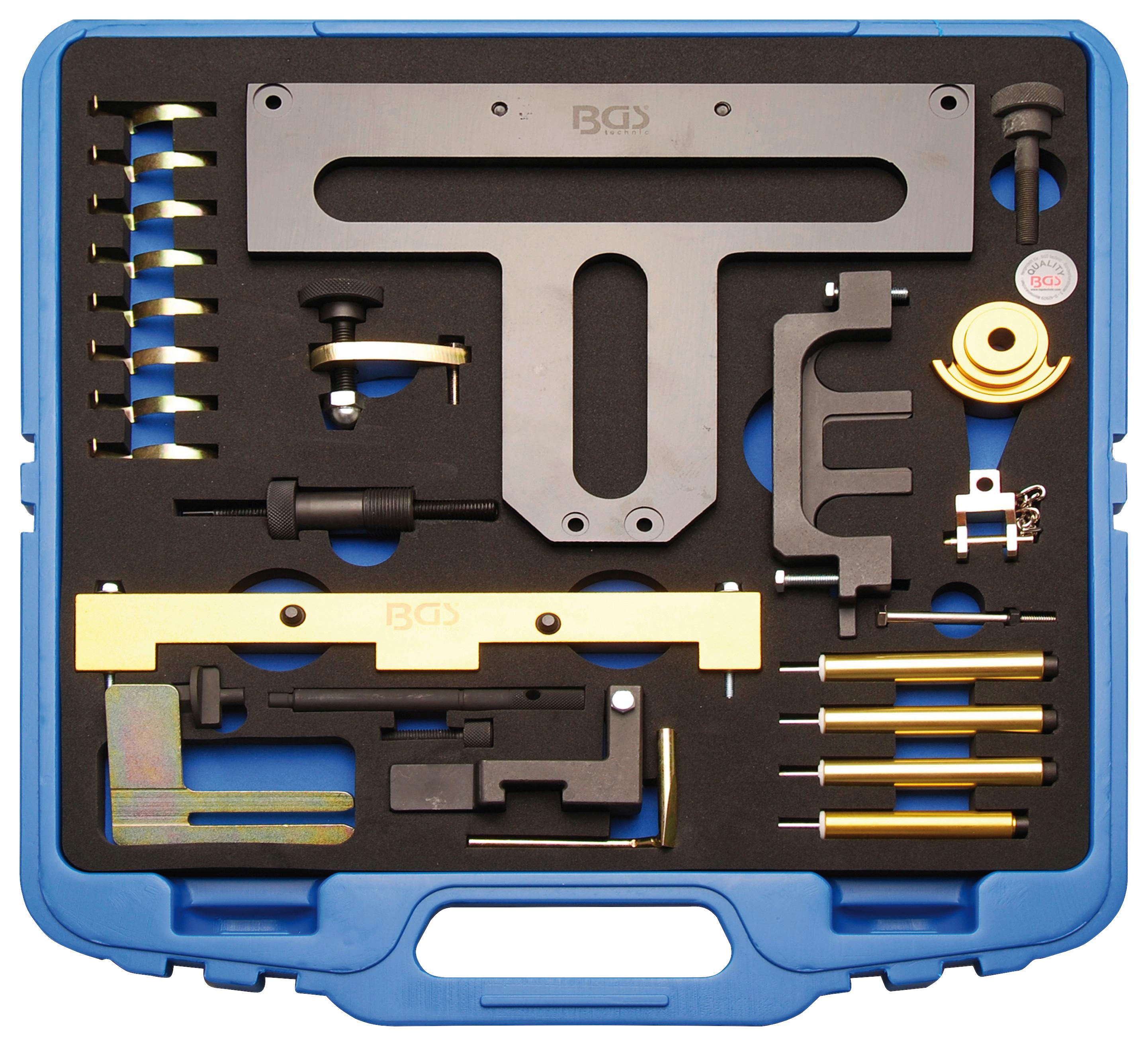 Motor-einstellwerkzeug-satz 62617 - Blau/Schwarz, Basics (45/50/8cm)