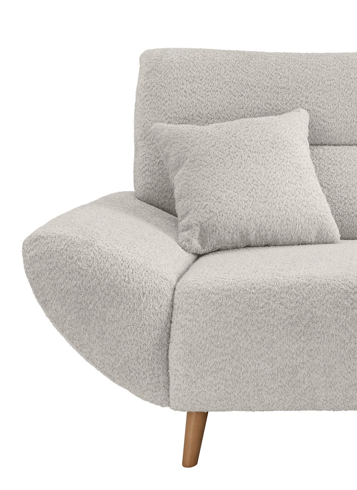 3-Sitzer-Sofa Frago, Weiß B: 205 cm - Wildeiche/Weiß, KONVENTIONELL, Textil (205/81/90cm) - MID.YOU