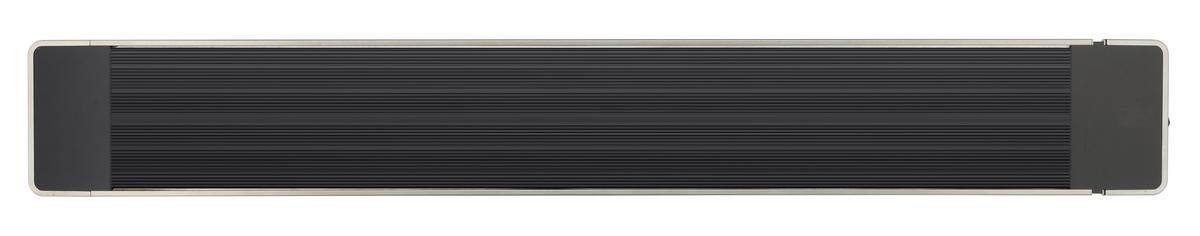 Wand-Terrassenstrahler 800/ 1600/2400 W mit Fernbedienung - Schwarz, Basics, Metall (146/20/5cm)