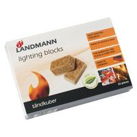 Grillgyújtó Landmann - barna, természetes anyagok/fa - Landmann