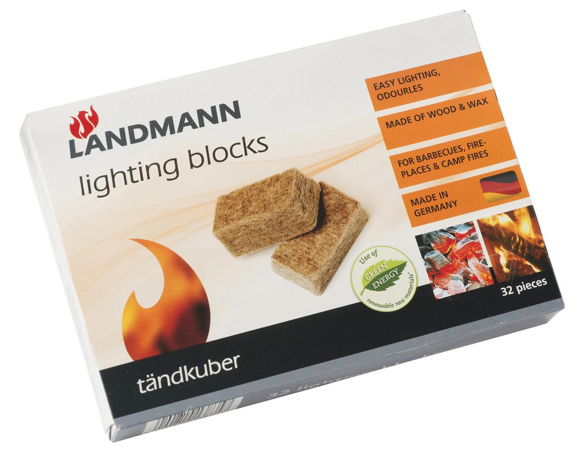 Grillgyújtó Landmann - barna, természetes anyagok/fa - Landmann