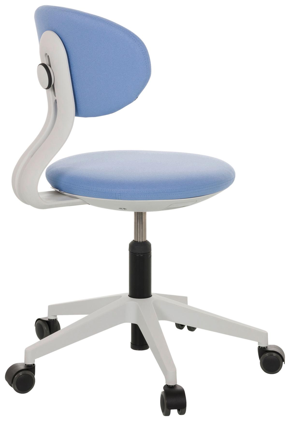 Jugenddrehstuhl Minimovo - Blau/Grau, Basics, Kunststoff/Textil (42/66-87/52cm) - MID.YOU