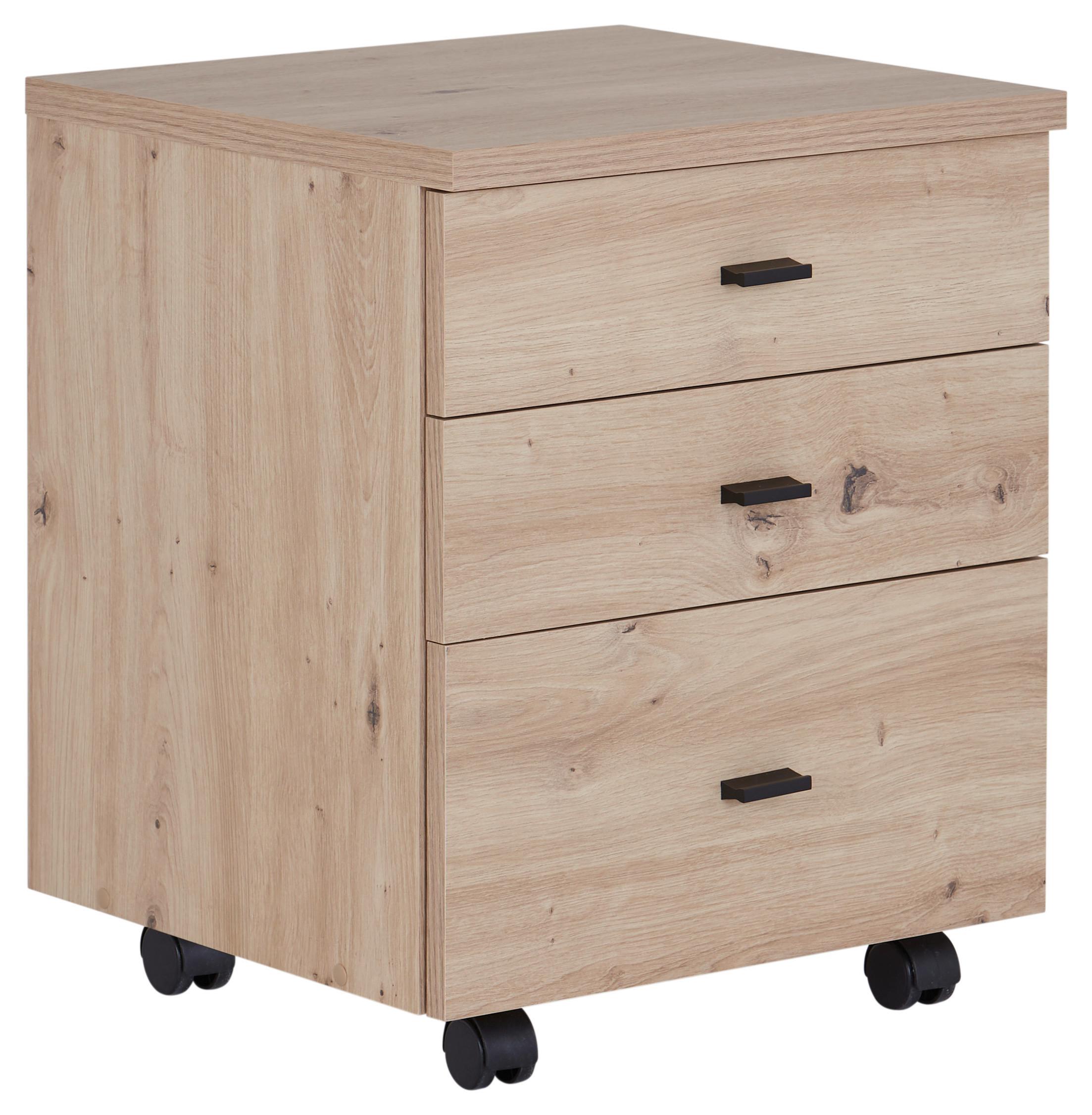 KONTAJNER NA KOLIESKACH 4 YOU NEW 2 YUK 13 - dub artisan, Modern, kompozitné drevo/plast (43/53/40cm)