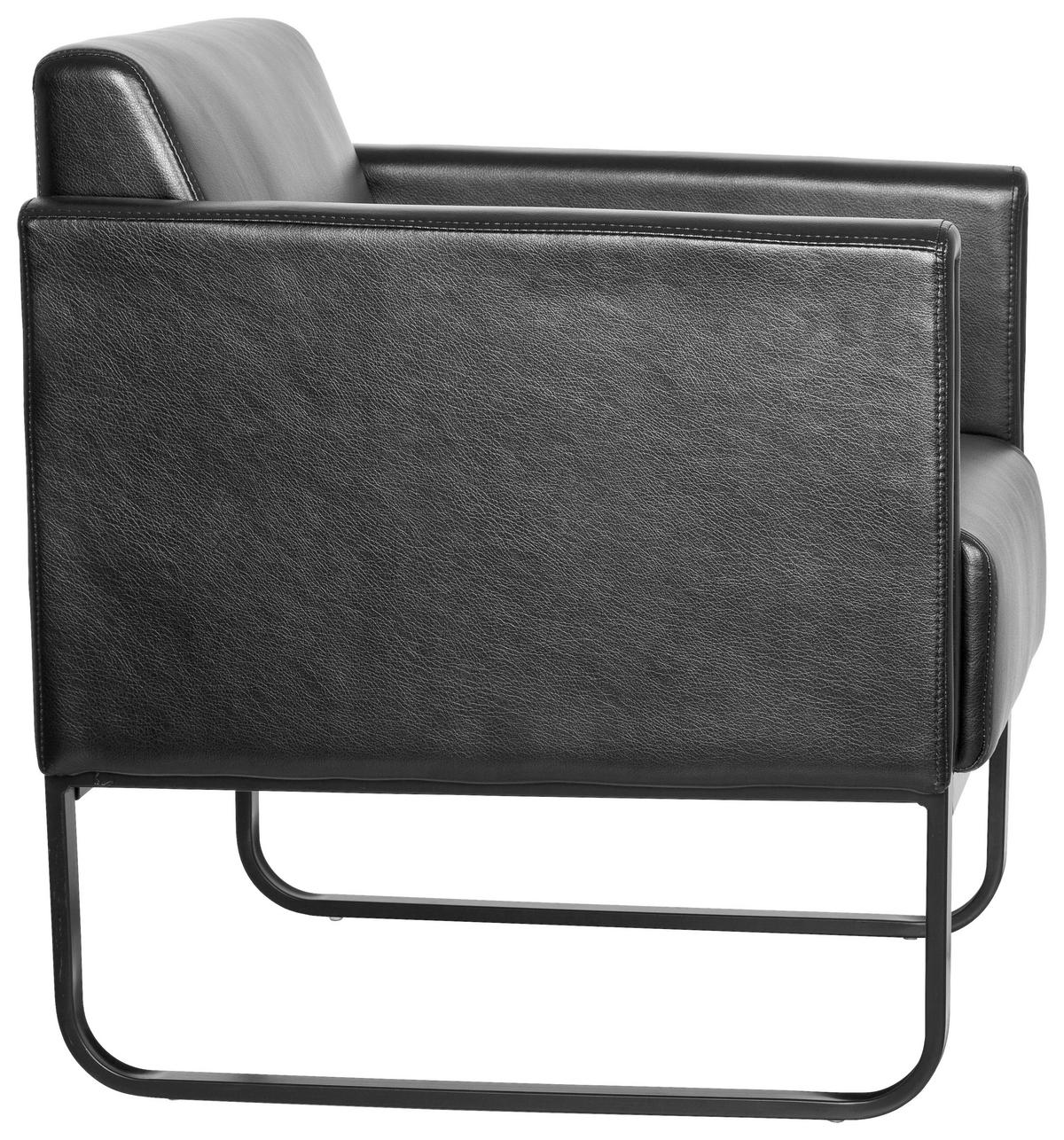 Sessel Bali Black - Schwarz, MODERN, Textil (67/78/71cm) - MID.YOU