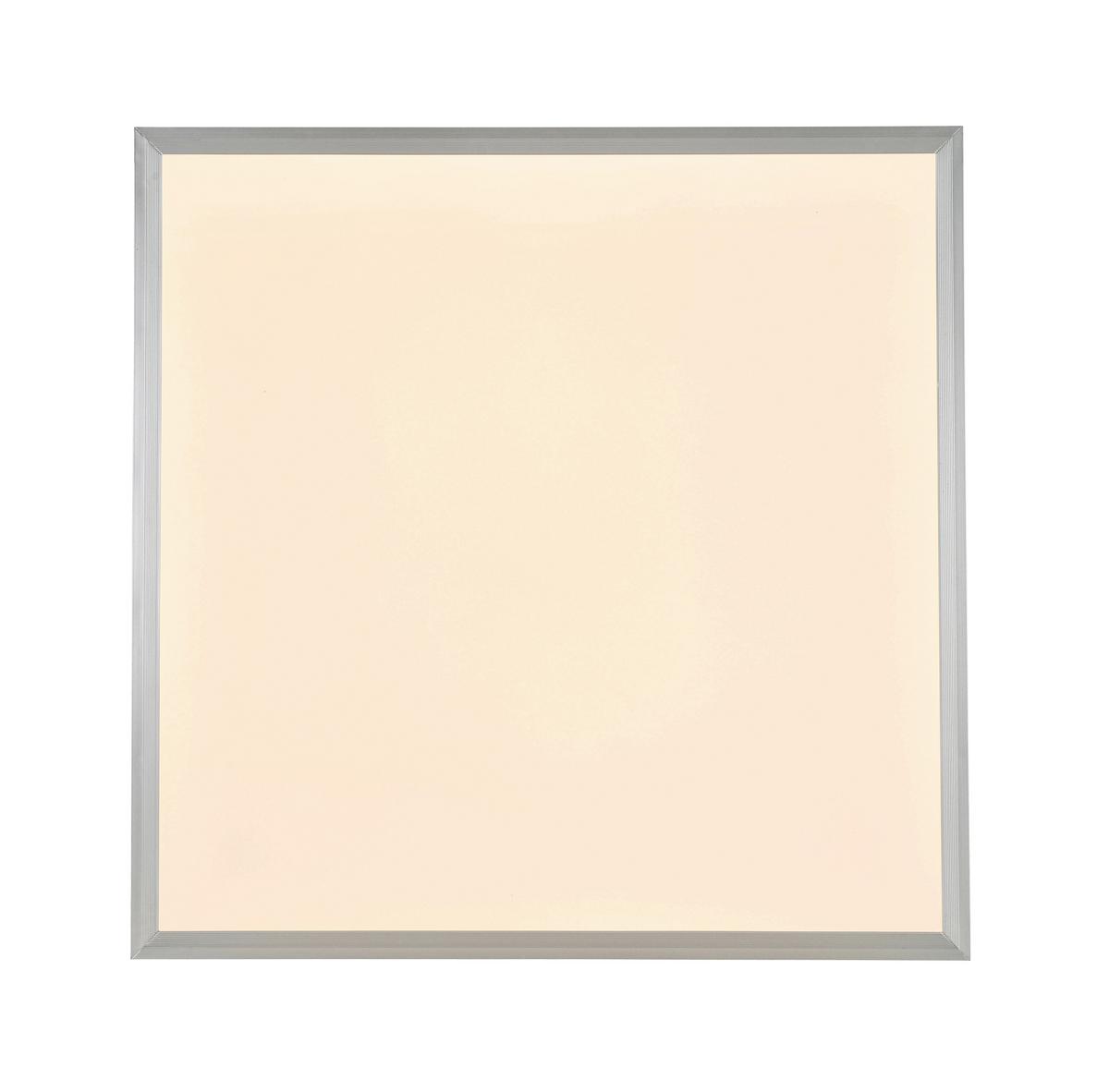 STROPNÉ LED SVIETIDLO CORNELIUS -AKT- - biela/strieborná, Modern, kov/plast (60/60/7,5cm) - Mömax