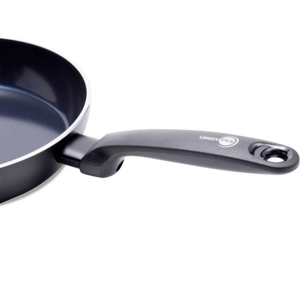 Pfannenset Torino 3-Teilig Schwarz D: 20/24/28 cm - Schwarz, Basics, Kunststoff/Metall - GreenPan